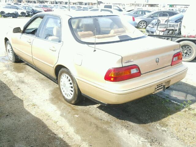 JH4KA757XMC015399 - 1991 ACURA LEGEND LS ოქროსფერი ფოტო 3