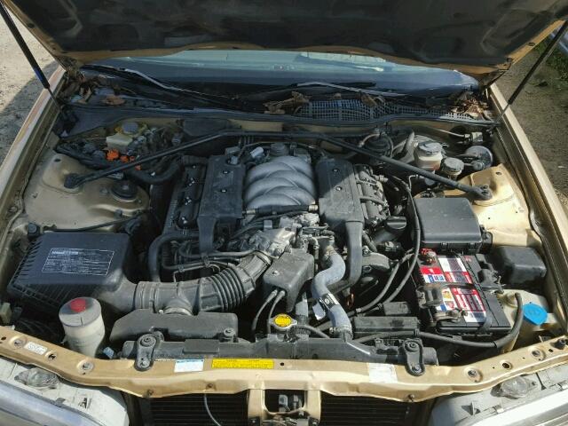 JH4KA757XMC015399 - 1991 ACURA LEGEND LS ოქროსფერი ფოტო 7