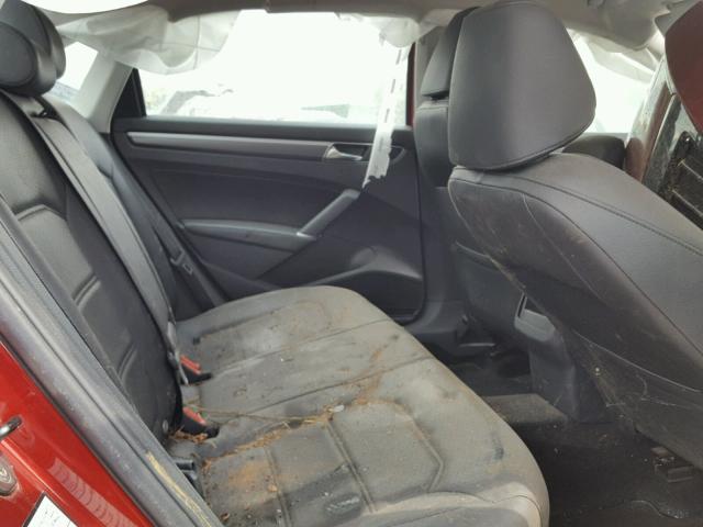 1VWDT7A39HC036769 - 2017 VOLKSWAGEN PASSAT R-L RED photo 6