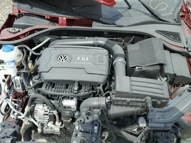 1VWDT7A39HC036769 - 2017 VOLKSWAGEN PASSAT R-L RED photo 7