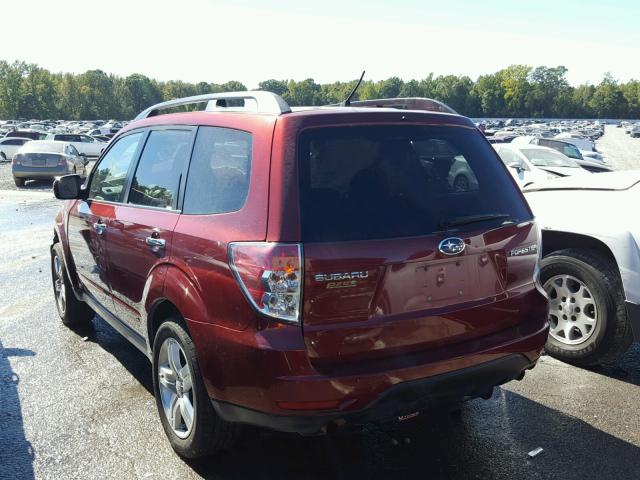 JF2SH63609G758351 - 2009 SUBARU FORESTER MAROON photo 3