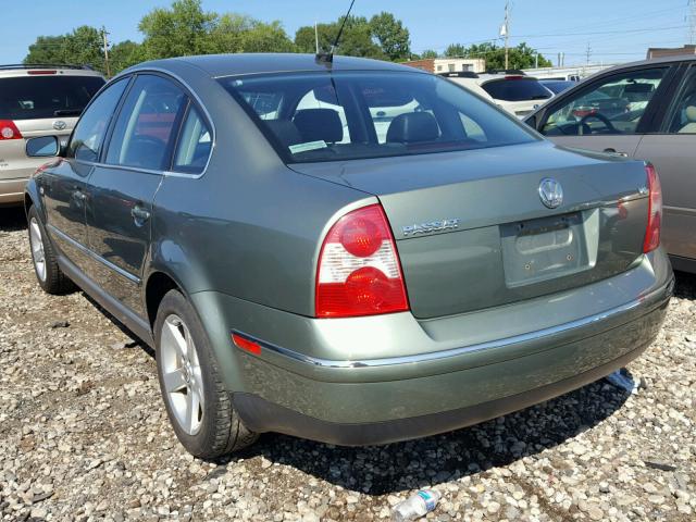 WVWRH63B94P052627 - 2004 VOLKSWAGEN PASSAT GLX GREEN photo 3