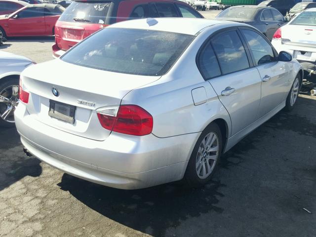 WBAVB13536PT12940 - 2006 BMW 325 I SILVER photo 4