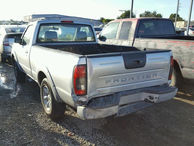 1N6DD21S31C358868 - 2001 NISSAN FRONTIER X SILVER photo 3