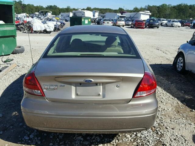 1FAFP53U86A124141 - 2006 FORD TAURUS GOLD photo 9