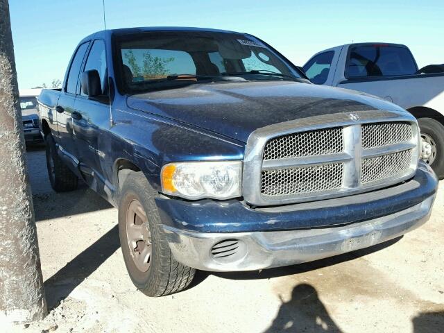 3D7HA18N22G130677 - 2002 DODGE RAM 1500 BLUE photo 1