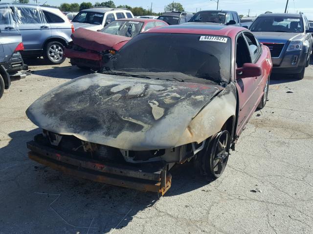 1G2WP52KX2F171649 - 2002 PONTIAC GRAND PRIX Qırmızı foto 2