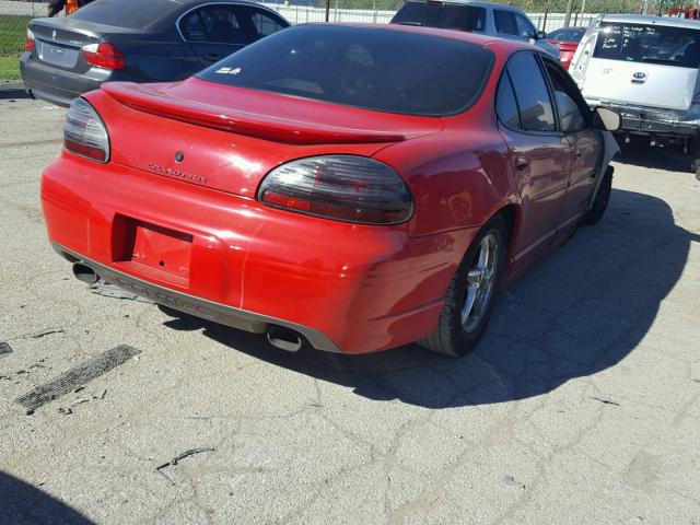 1G2WP52KX2F171649 - 2002 PONTIAC GRAND PRIX Qırmızı foto 4