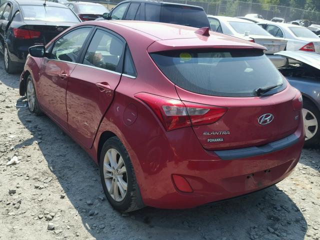 KMHD35LE0DU155560 - 2013 HYUNDAI ELANTRA GT RED photo 3