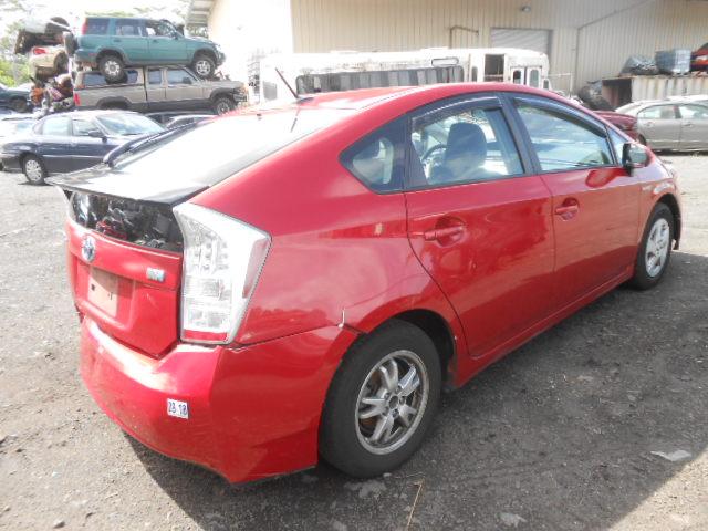 JTDKN3DU6A0040643 - 2010 TOYOTA PRIUS RED photo 4