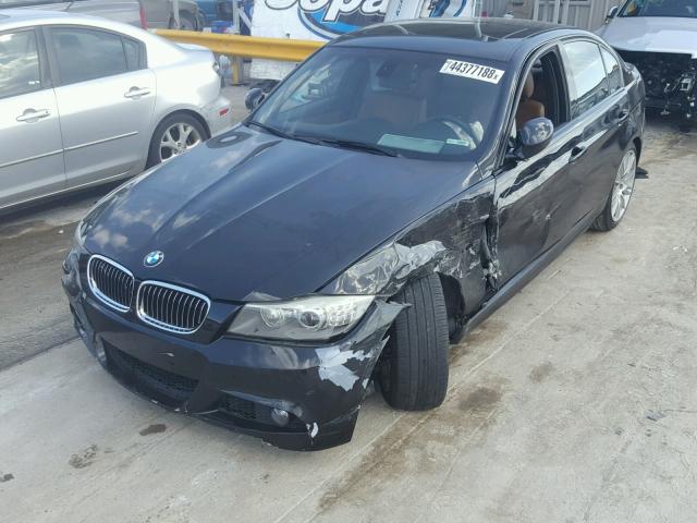 WBAPM5C50BE578223 - 2011 BMW 335 I BLACK photo 2