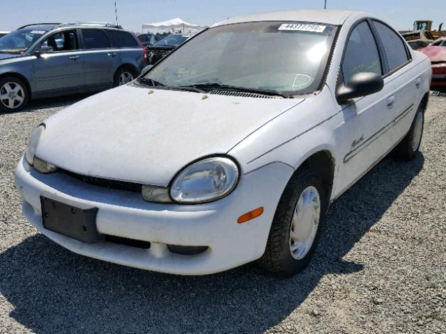 1P3ES46C6YD565382 - 2000 PLYMOUTH NEON BASE WHITE photo 2