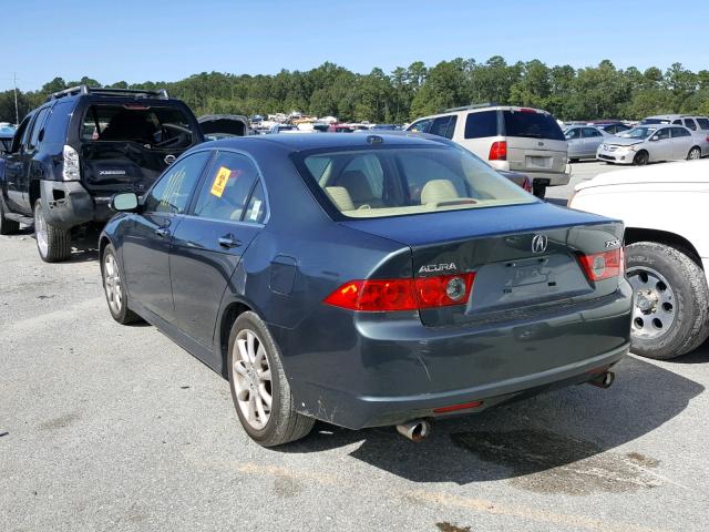 JH4CL96897C004562 - 2007 ACURA TSX GREEN photo 3