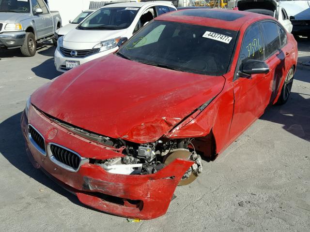WBA3A5G51FNS85471 - 2015 BMW 328 I RED photo 2