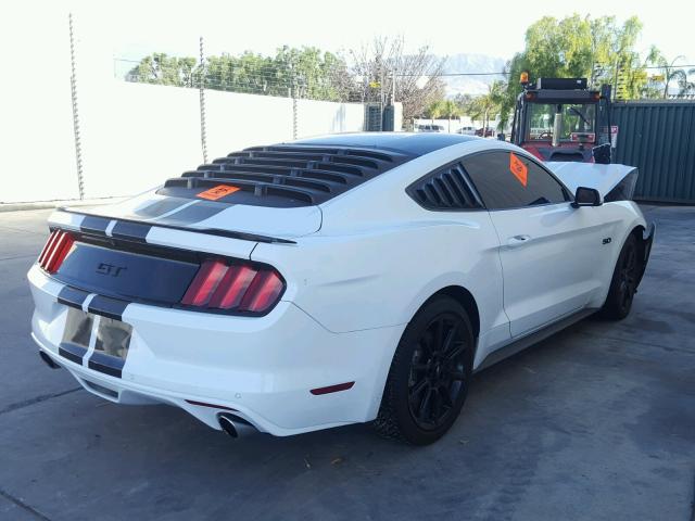 1FA6P8CF7G5225930 - 2016 FORD MUSTANG GT WHITE photo 4