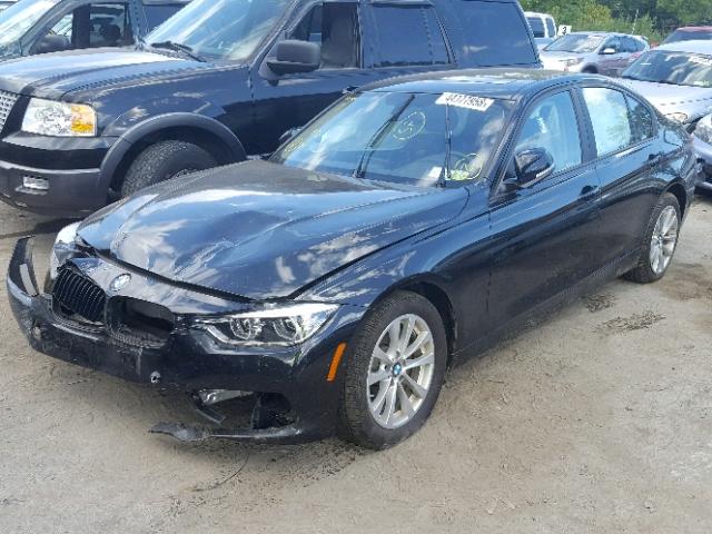 WBA8E5G5XJNU47777 - 2018 BMW 320 XI BLACK photo 2