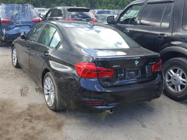 WBA8E5G5XJNU47777 - 2018 BMW 320 XI BLACK photo 3