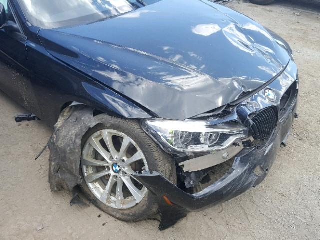 WBA8E5G5XJNU47777 - 2018 BMW 320 XI BLACK photo 9