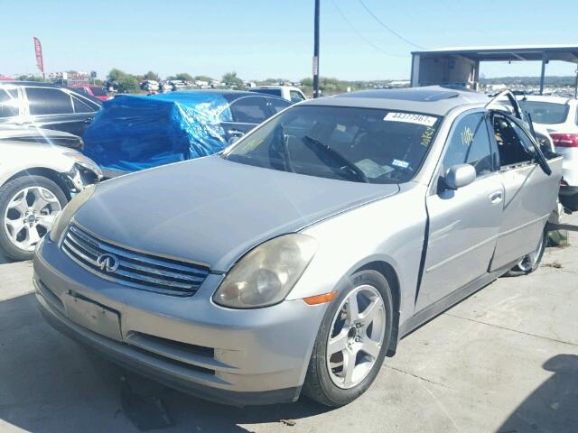 JNKCV51E24M600635 - 2004 INFINITI G35 GRAY photo 2