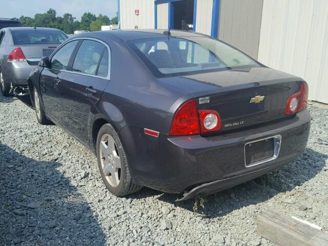 1G1ZC5EB8AF301788 - 2010 CHEVROLET MALIBU 1LT GRAY photo 3