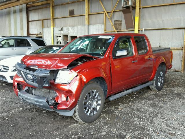 1N6AD0ER9CC428133 - 2012 NISSAN FRONTIER RED photo 2