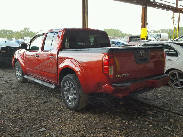 1N6AD0ER9CC428133 - 2012 NISSAN FRONTIER RED photo 3