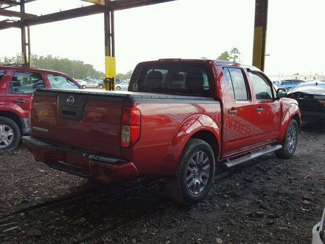 1N6AD0ER9CC428133 - 2012 NISSAN FRONTIER RED photo 4
