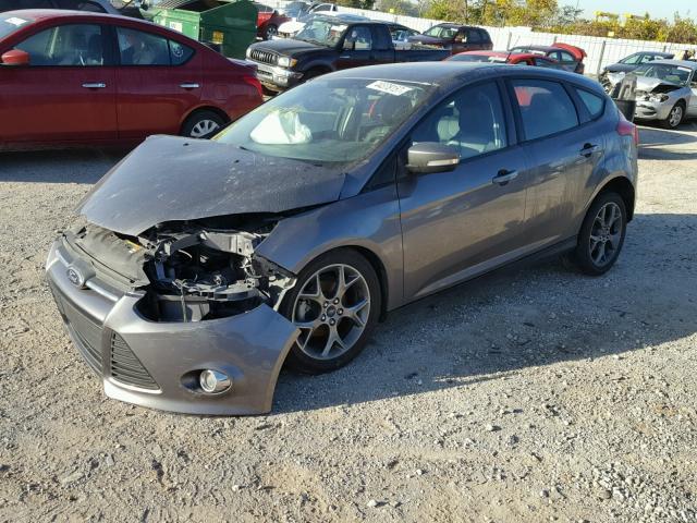 1FADP3K22EL264071 - 2014 FORD FOCUS GRAY photo 2