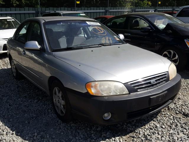 KNAFB121735247729 - 2003 KIA SPECTRA SILVER photo 1