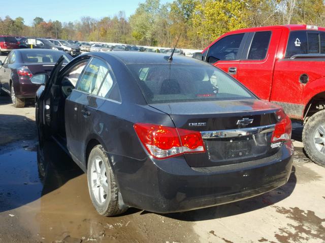 1G1PC5SB7E7296837 - 2014 CHEVROLET CRUZE LT BLACK photo 3