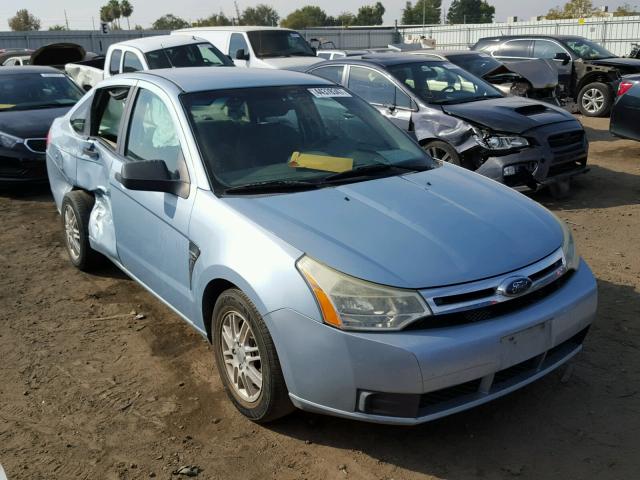 1FAHP35N68W179177 - 2008 FORD FOCUS SE BLUE photo 1