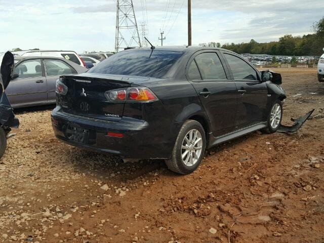 JA32U2FU8FU025215 - 2015 MITSUBISHI LANCER ES BLACK photo 4