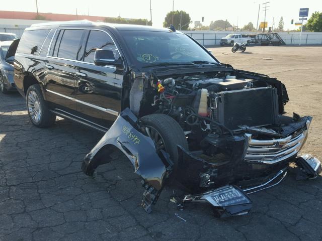 1GYS3KKJ3GR277274 - 2016 CADILLAC ESCALADE E BLACK photo 1