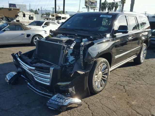 1GYS3KKJ3GR277274 - 2016 CADILLAC ESCALADE E BLACK photo 2