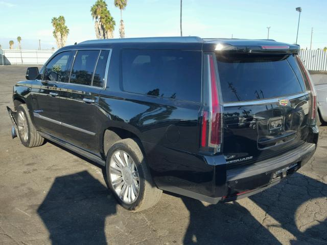 1GYS3KKJ3GR277274 - 2016 CADILLAC ESCALADE E BLACK photo 3