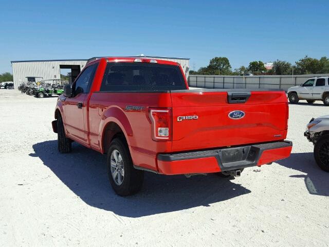 1FTMF1C89GKD38261 - 2016 FORD F150 RED photo 3