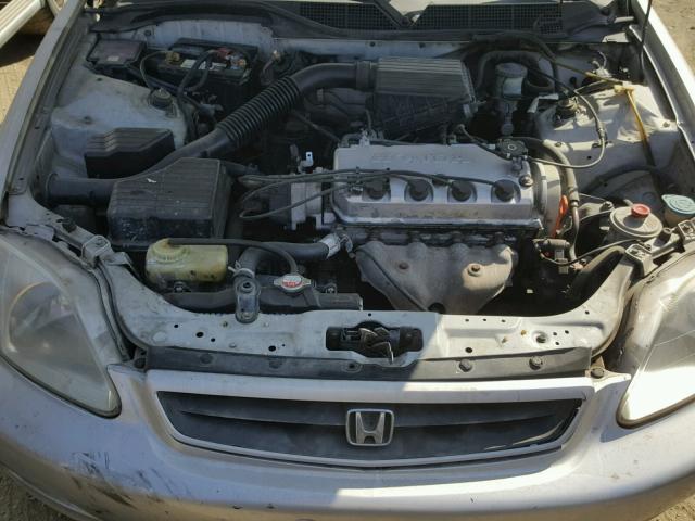 2HGEJ6441YH112642 - 2000 HONDA CIVIC DX GRAY photo 7