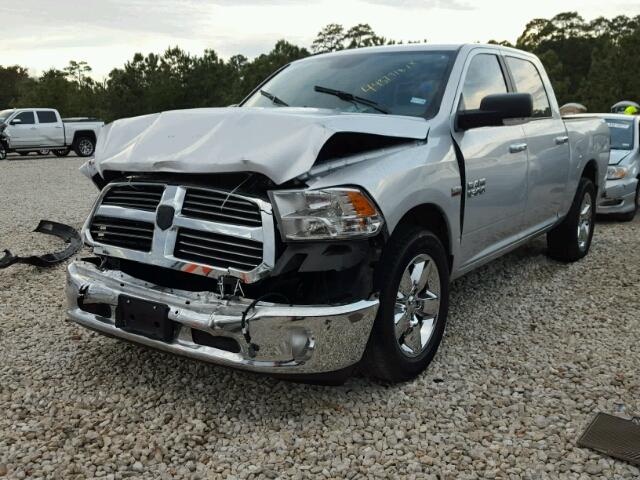 1C6RR6LT5GS148401 - 2016 RAM 1500 SLT SILVER photo 2