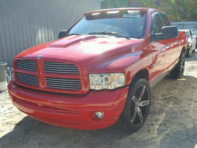 1D7HA18N82J216204 - 2002 DODGE RAM 1500 RED photo 2