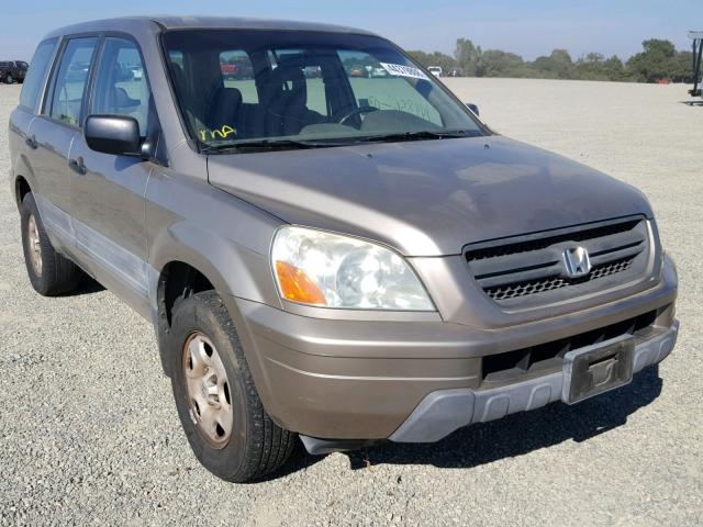 2HKYF18113H589524 - 2003 HONDA PILOT LX TWO TONE photo 1