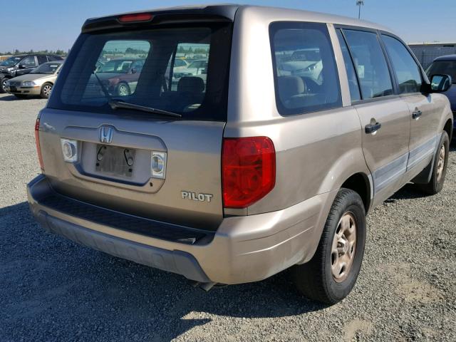 2HKYF18113H589524 - 2003 HONDA PILOT LX TWO TONE photo 4