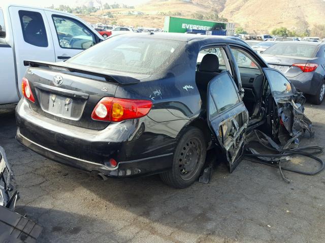 1NXBU40EX9Z105436 - 2009 TOYOTA COROLLA BA CHARCOAL photo 4