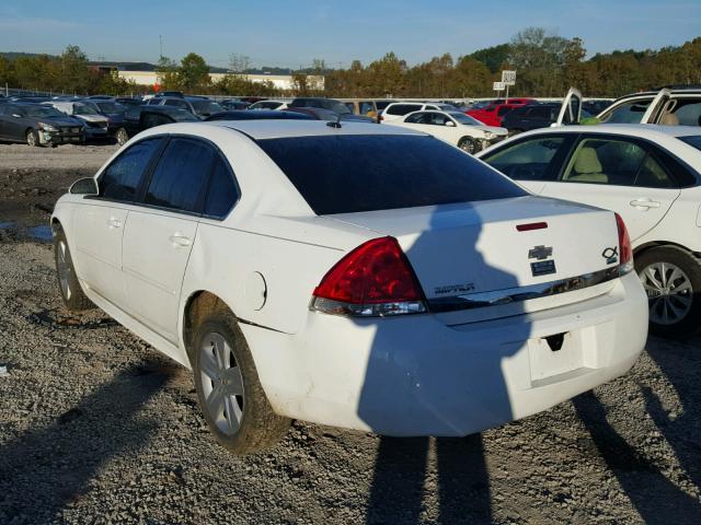 2G1WA5EK2B1233859 - 2011 CHEVROLET IMPALA LS WHITE photo 3