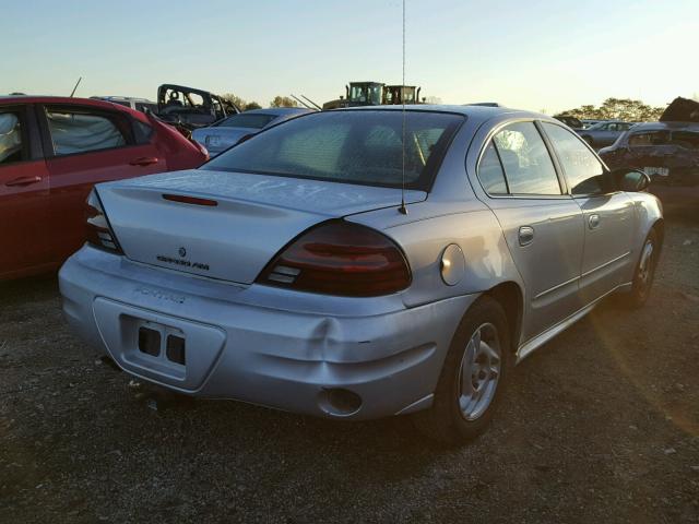 1G2NE52E55M101391 - 2005 PONTIAC GRAND AM S 银色 照片 4