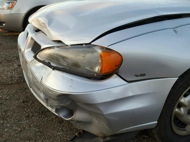 1G2NE52E55M101391 - 2005 PONTIAC GRAND AM S 银色 照片 9