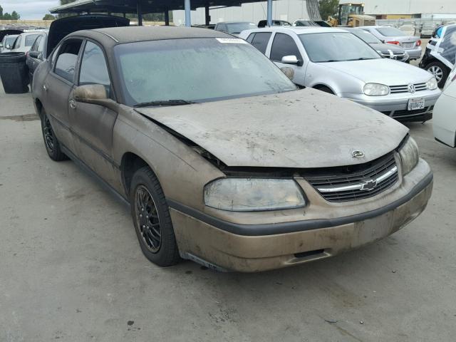 2G1WF52E929164122 - 2002 CHEVROLET IMPALA GOLD photo 1