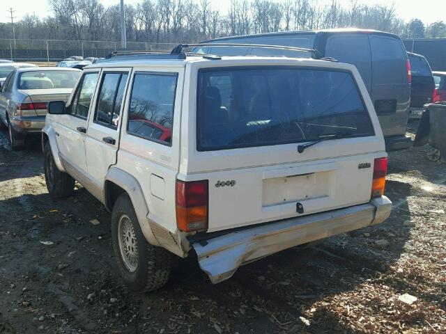 1J4FJ78S6TL271244 - 1996 JEEP CHEROKEE C WHITE photo 3