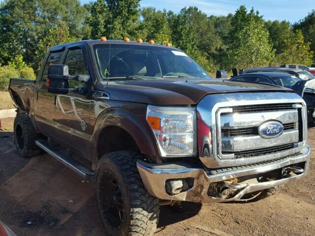 1FT7W2BT1BEB12537 - 2011 FORD F250 SUPER BROWN photo 1