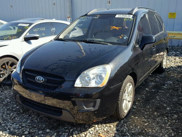 KNAFG525787209814 - 2008 KIA RONDO BASE BLACK photo 2