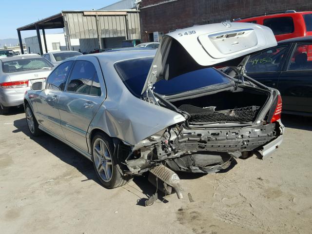 WDBNG70J36A479762 - 2006 MERCEDES-BENZ S 430 SILVER photo 3